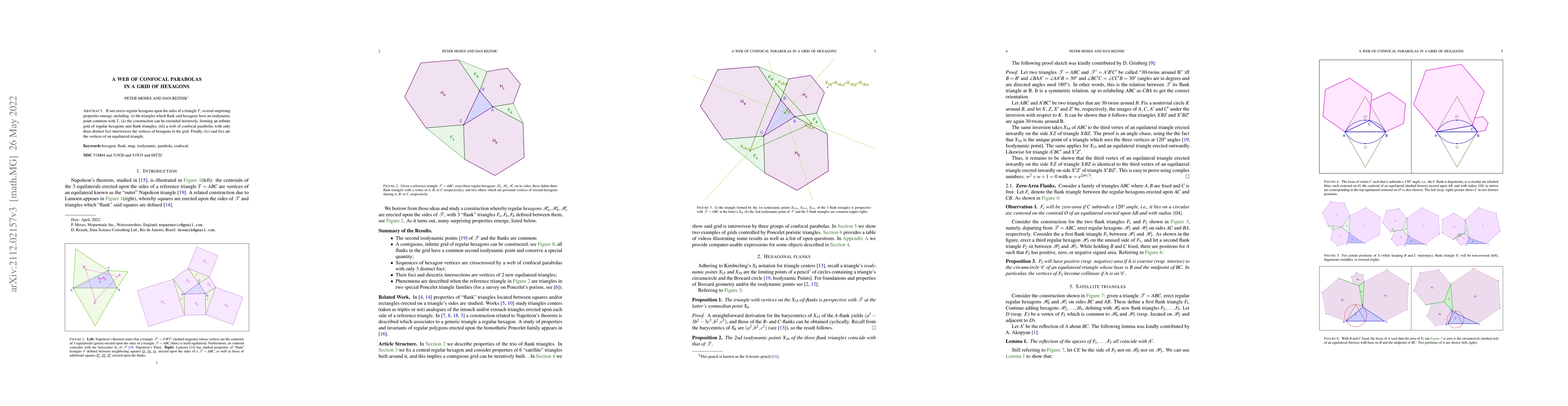 Thumbnail for A Web of Confocal Parabolas in a Grid of Hexagons