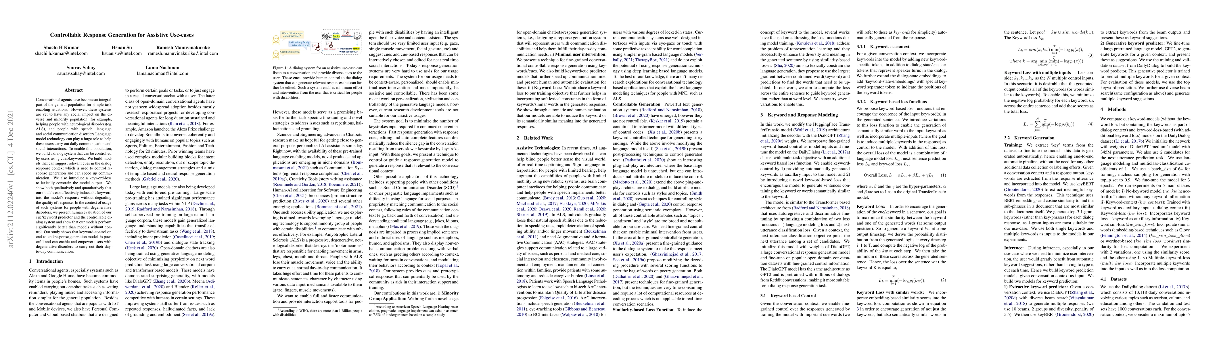 Thumbnail for Controllable Response Generation for Assistive Use-cases