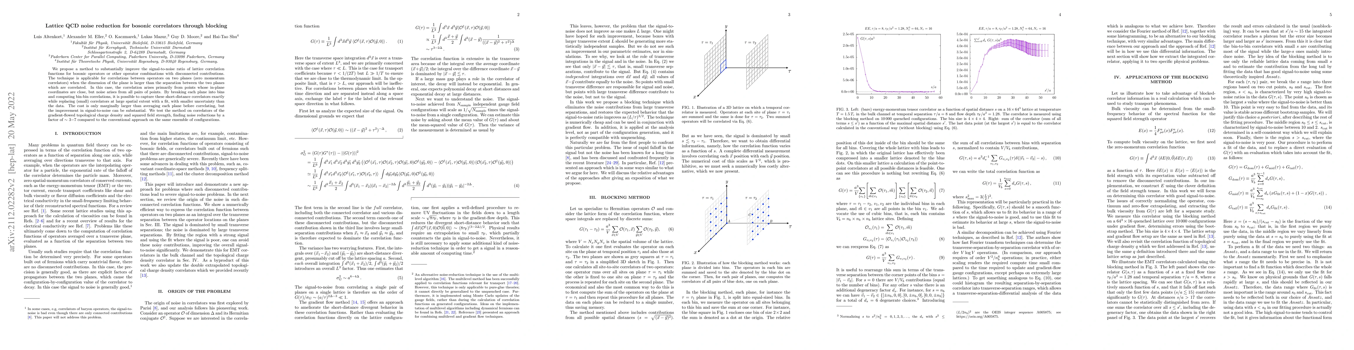Thumbnail for Lattice QCD noise reduction for bosonic correlators through blocking