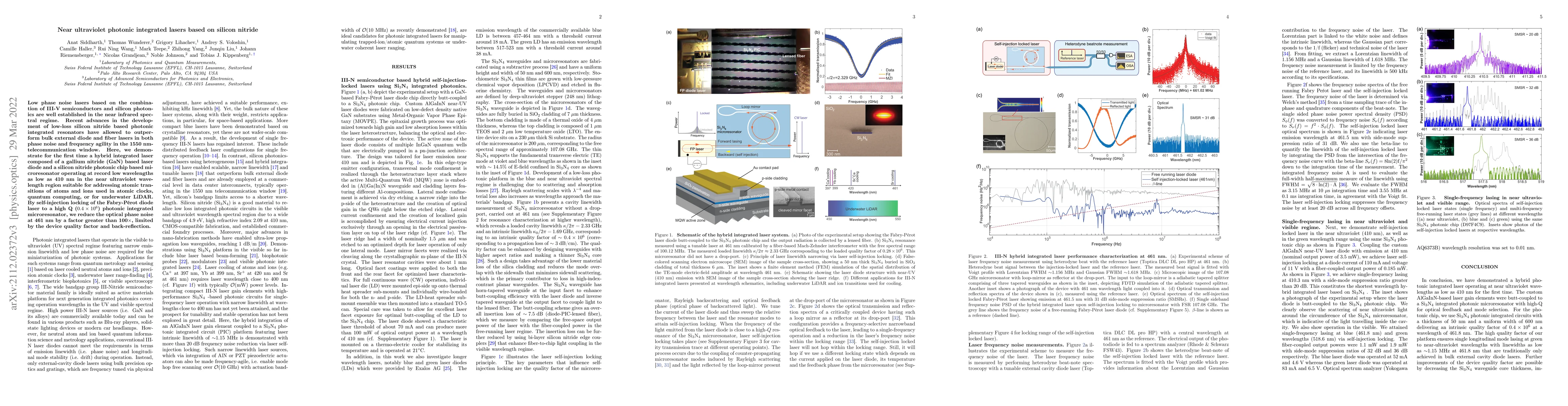 Thumbnail for Near ultraviolet photonic integrated lasers based on silicon nitride