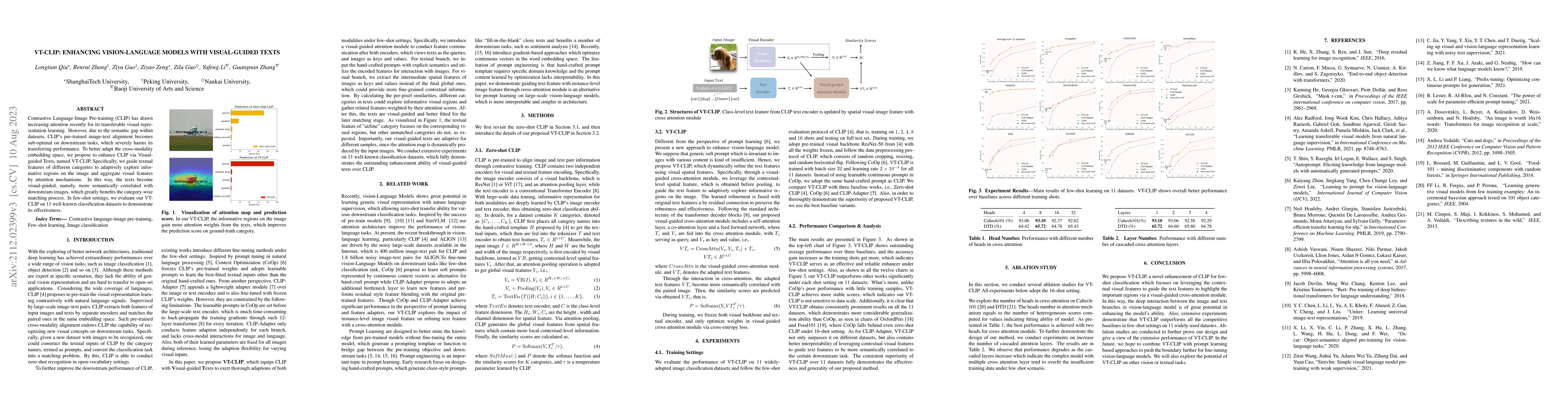 Thumbnail for VT-CLIP: Enhancing Vision-Language Models with Visual-guided Texts