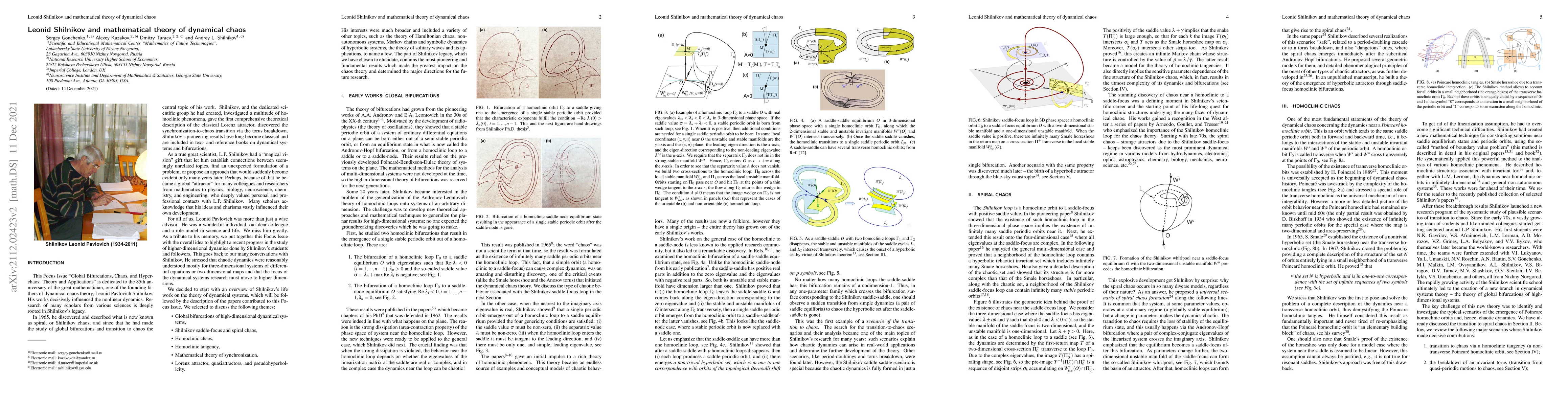 Thumbnail for Leonid Shilnikov and mathematical theory of dynamical chaos