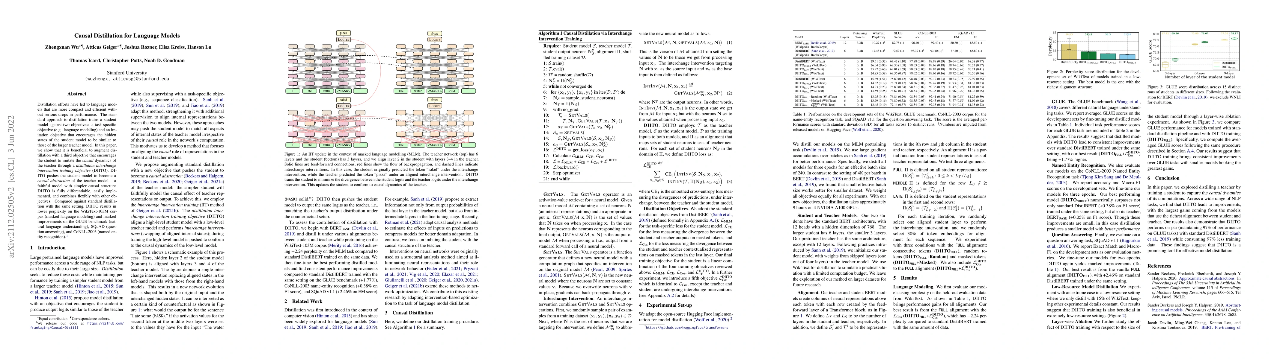 Thumbnail for Causal Distillation for Language Models