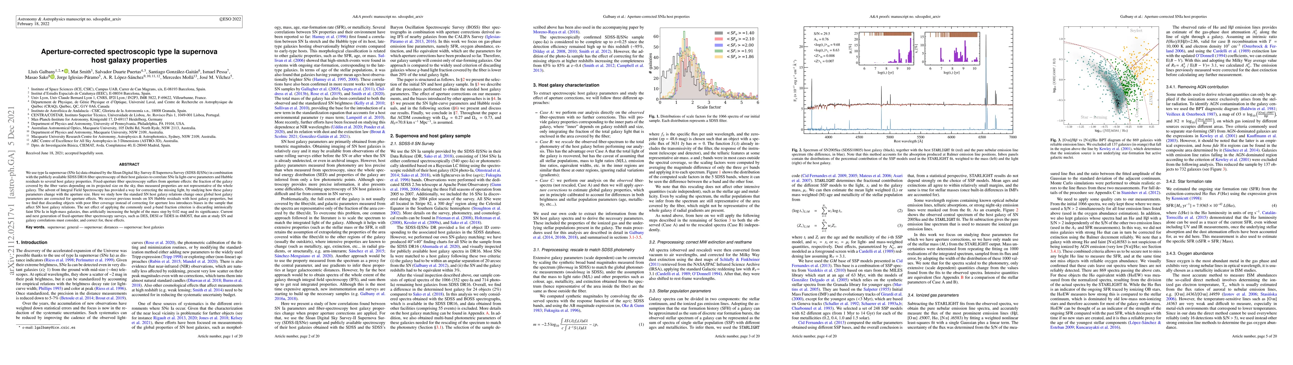 Thumbnail for Aperture-corrected spectroscopic type Ia supernova host galaxy
  properties