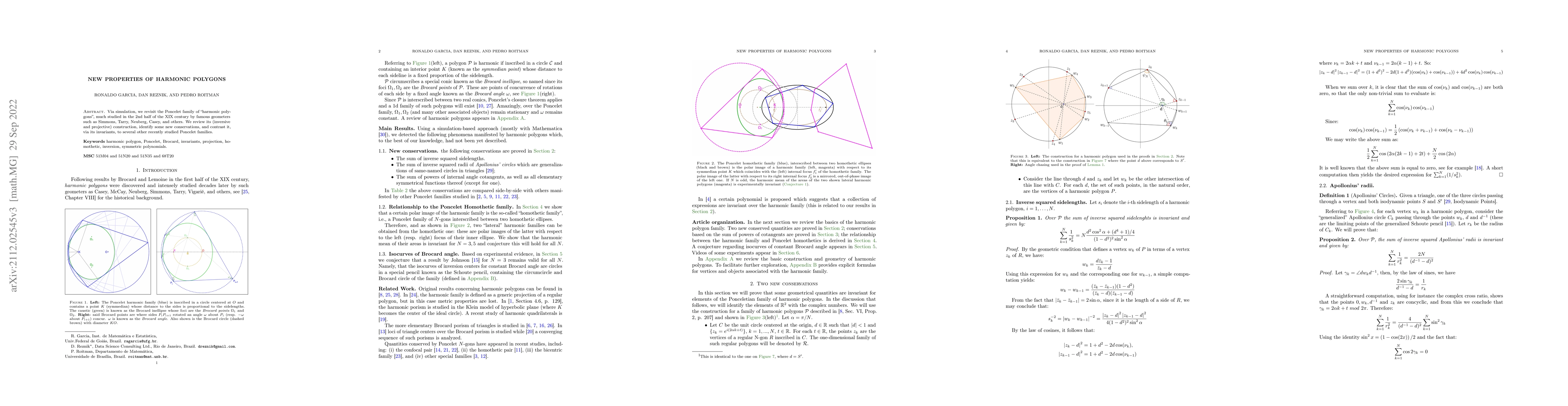 Thumbnail for New Properties and Invariants of Harmonic Polygons