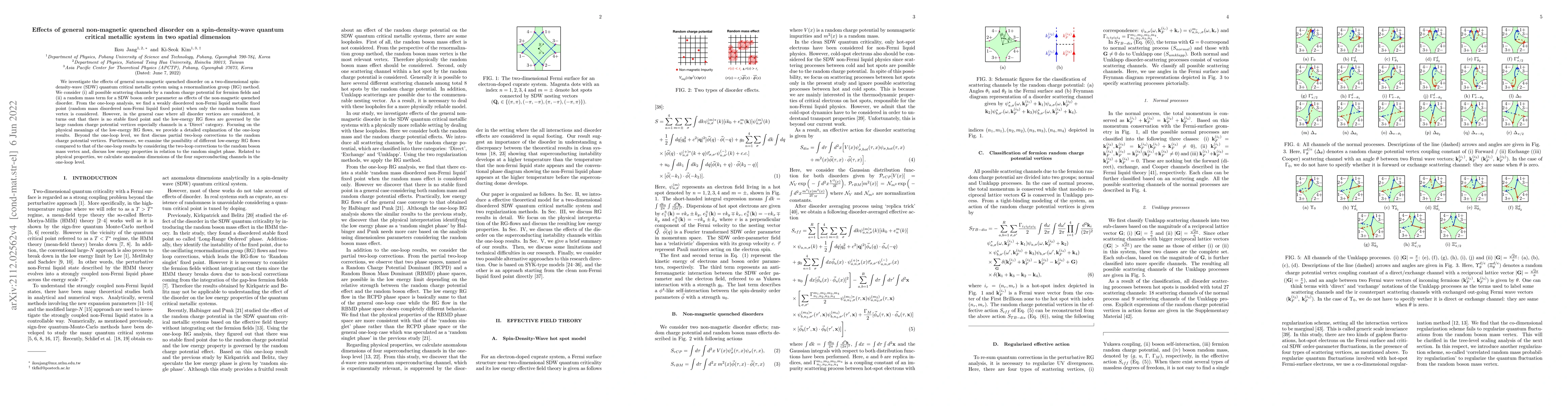 Thumbnail for Effects of general non-magnetic quenched disorder on a spin-density-wave
  quantum critical metallic system in two spatial dimension