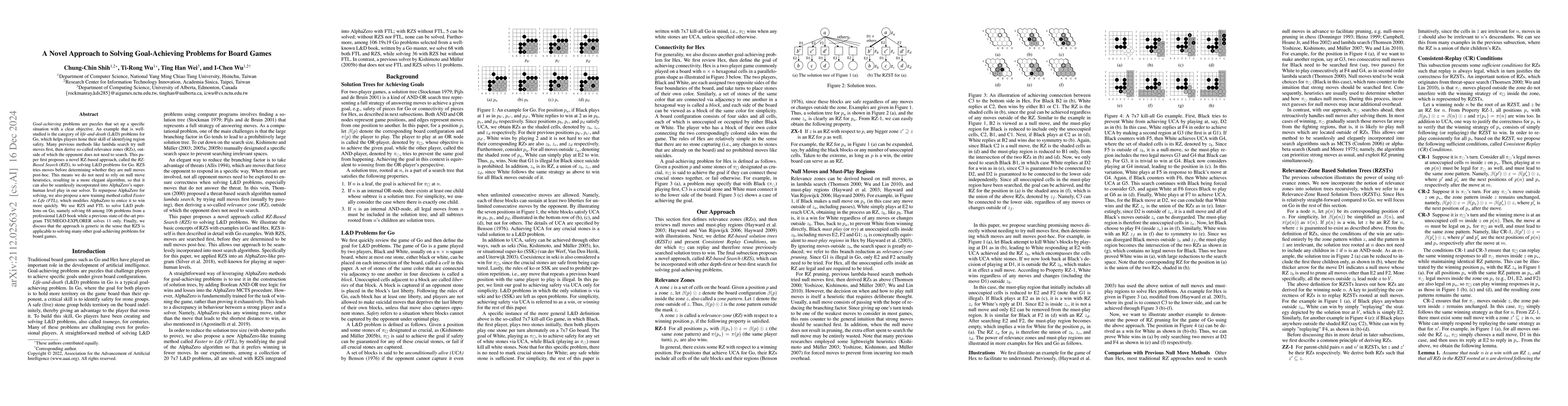 Thumbnail for A Novel Approach to Solving Goal-Achieving Problems for Board Games