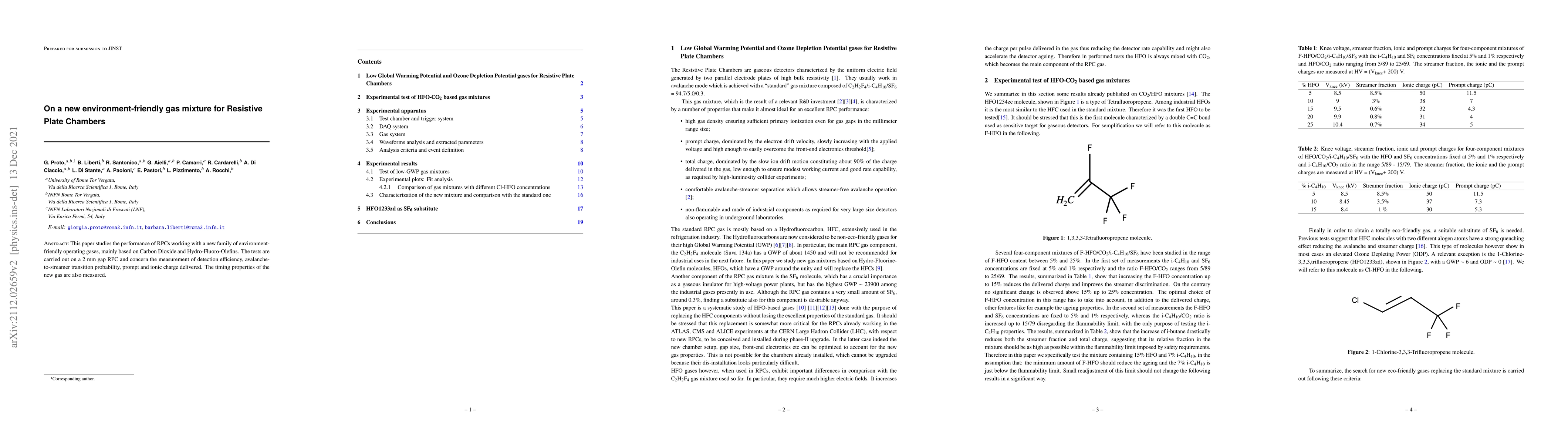Thumbnail for On a new environment-friendly gas mixture for Resistive Plate Chambers