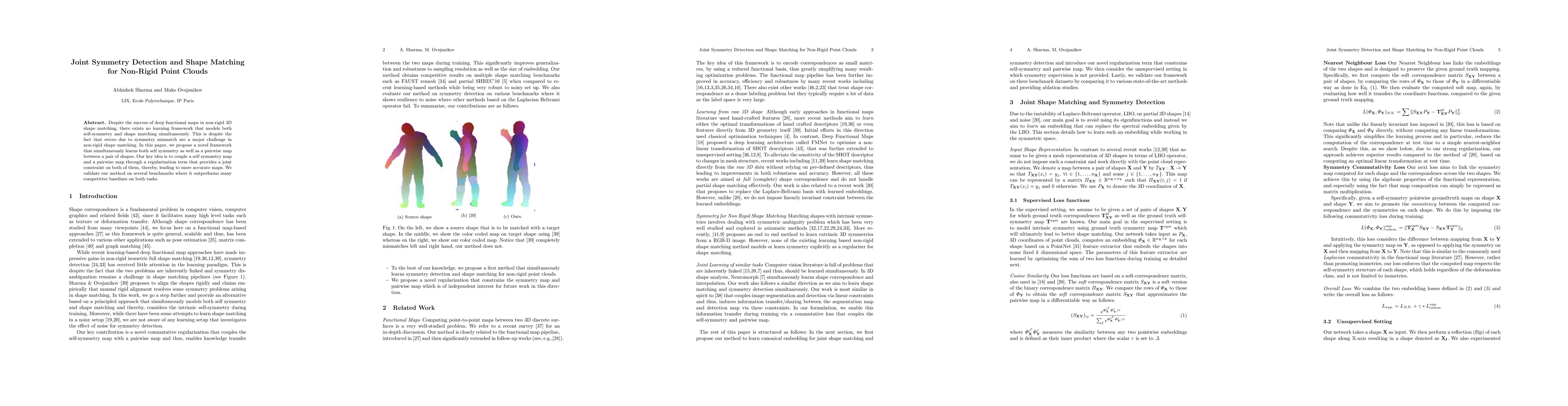Thumbnail for Joint Symmetry Detection and Shape Matching for Non-Rigid Point Cloud
