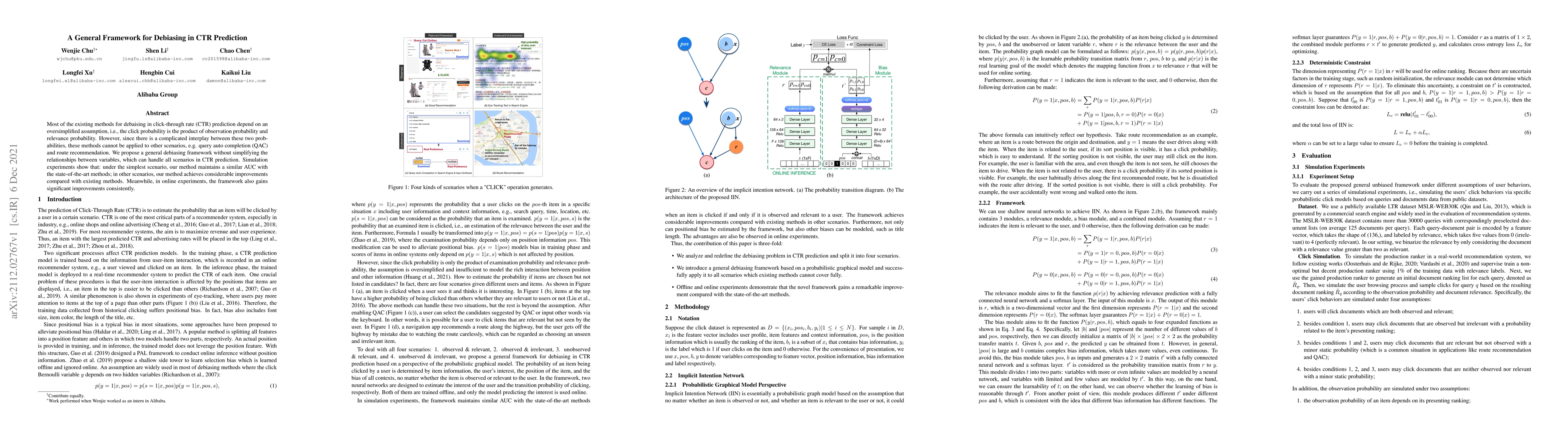 Thumbnail for A General Framework for Debiasing in CTR Prediction