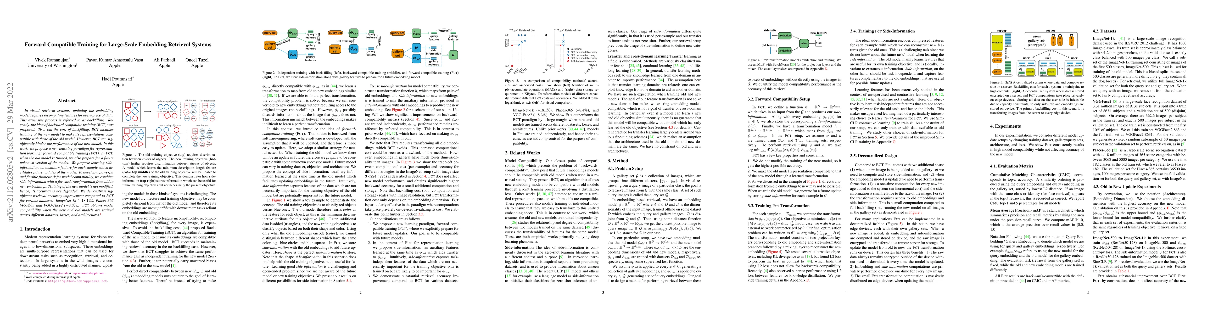 Thumbnail for Forward Compatible Training for Large-Scale Embedding Retrieval Systems