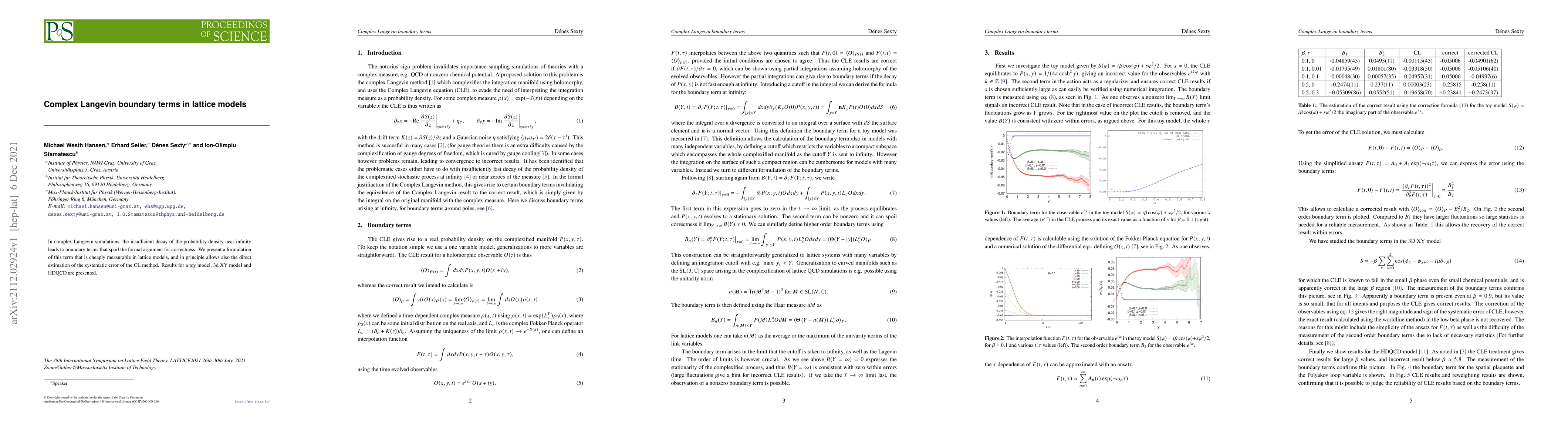 Thumbnail for Complex Langevin boundary terms in lattice models