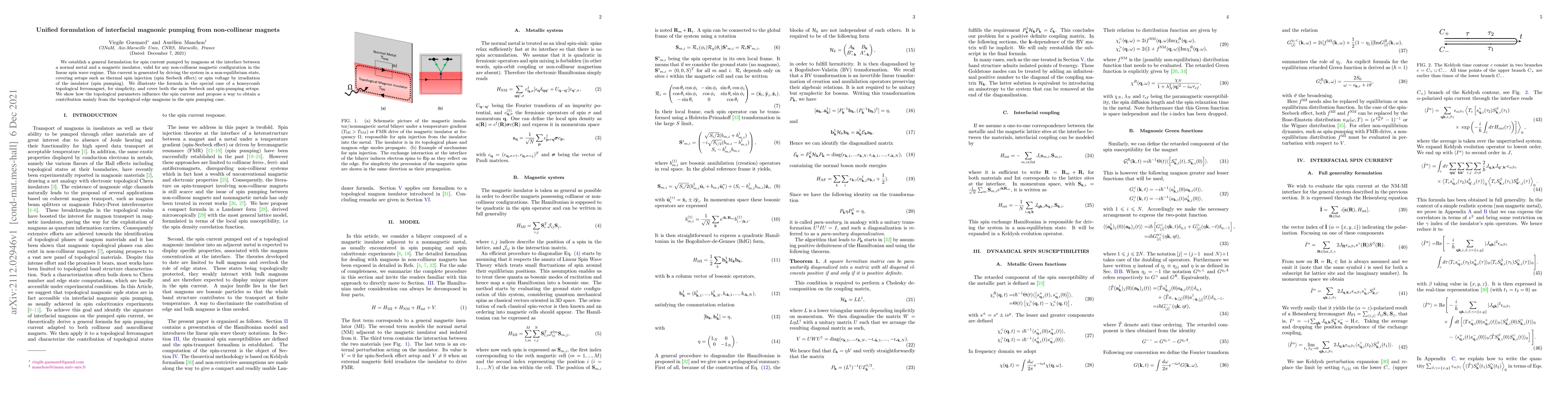 Thumbnail for Unified formulation of interfacial magnonic pumping from non-collinear
  magnets