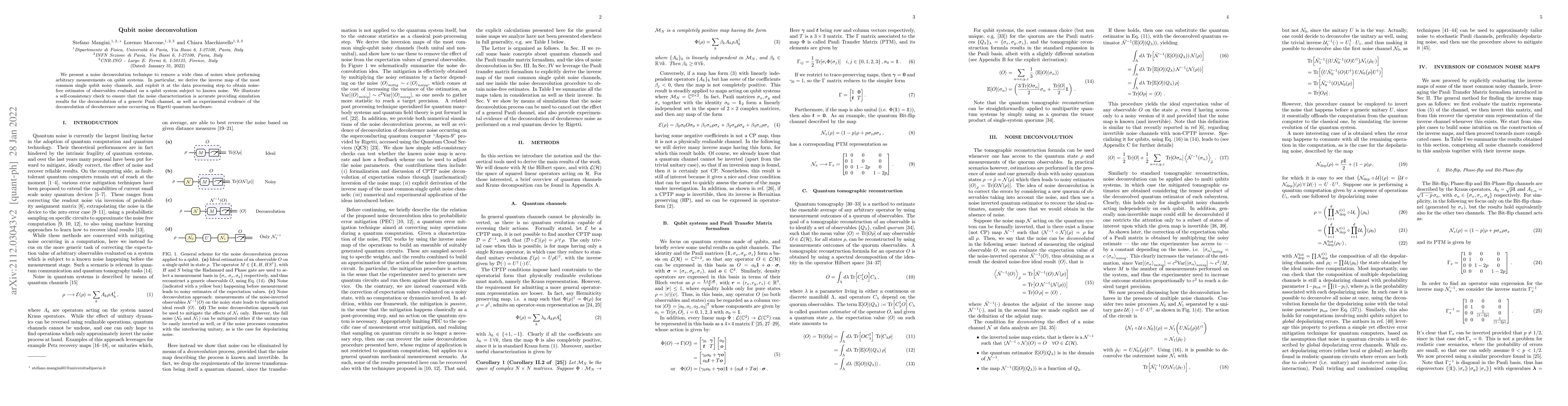 Thumbnail for Qubit noise deconvolution