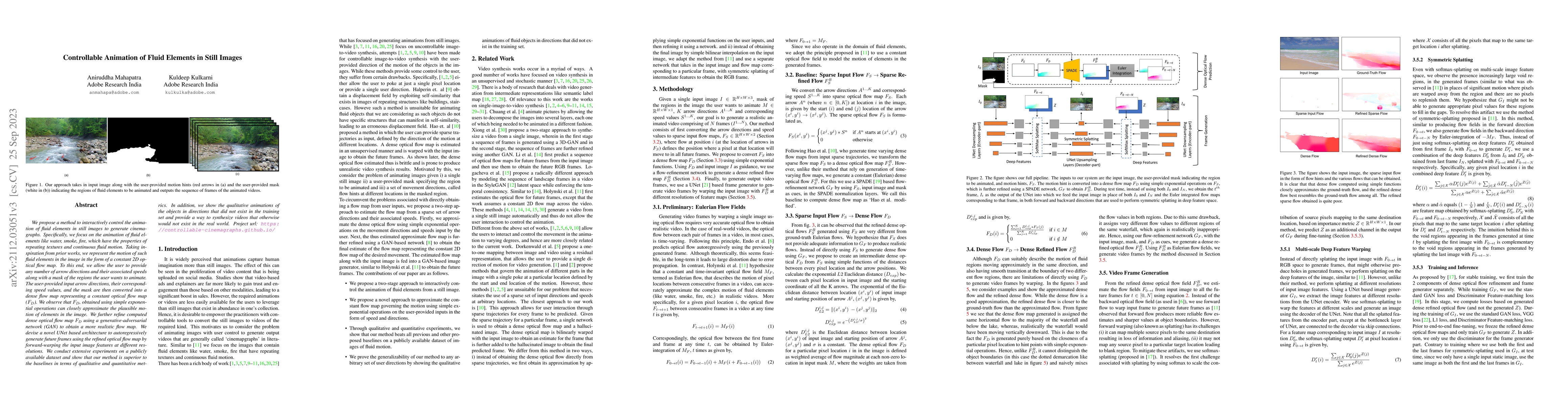 Thumbnail for Controllable Animation of Fluid Elements in Still Images