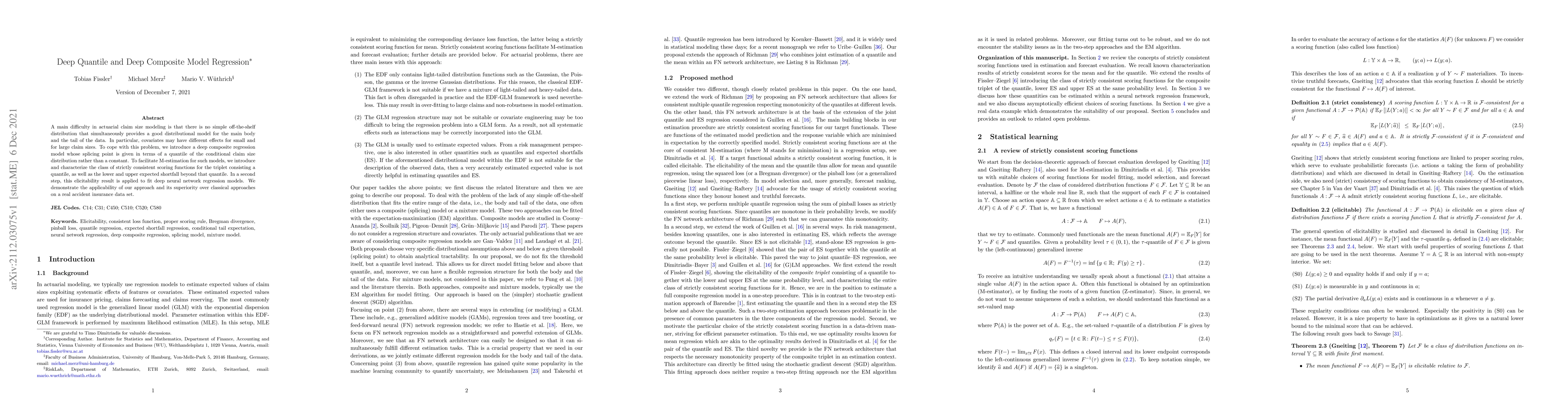 Thumbnail for Deep Quantile and Deep Composite Model Regression