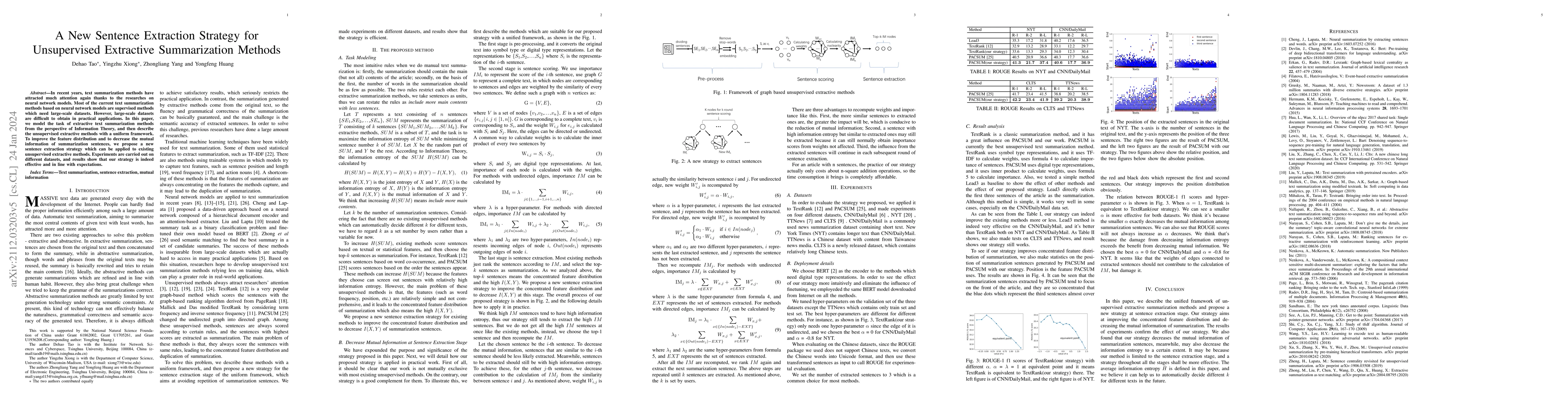 Thumbnail for A New Sentence Extraction Strategy for Unsupervised Extractive
  Summarization Methods