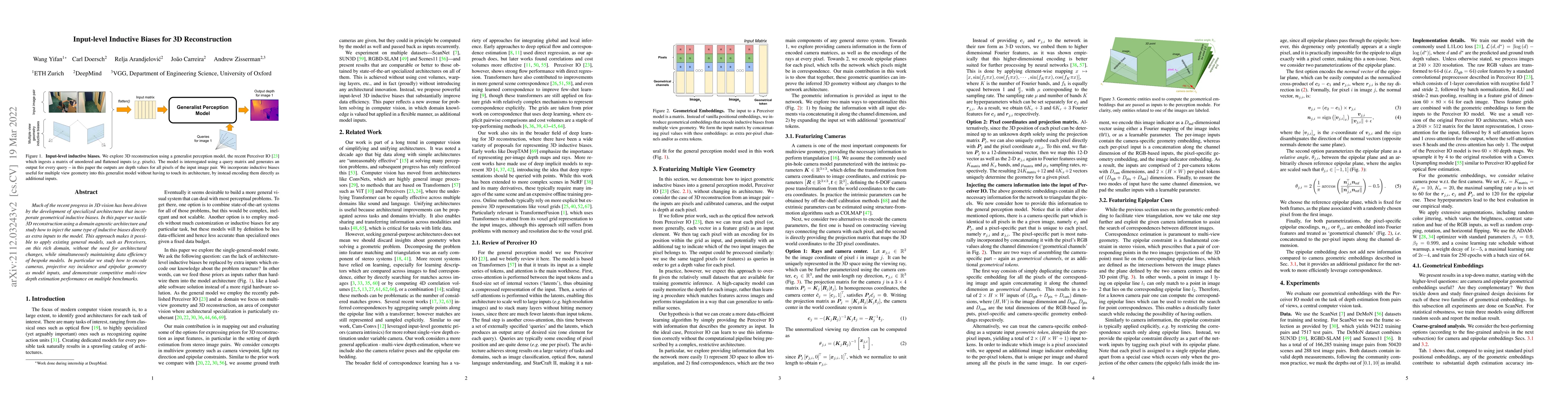 Thumbnail for Input-level Inductive Biases for 3D Reconstruction