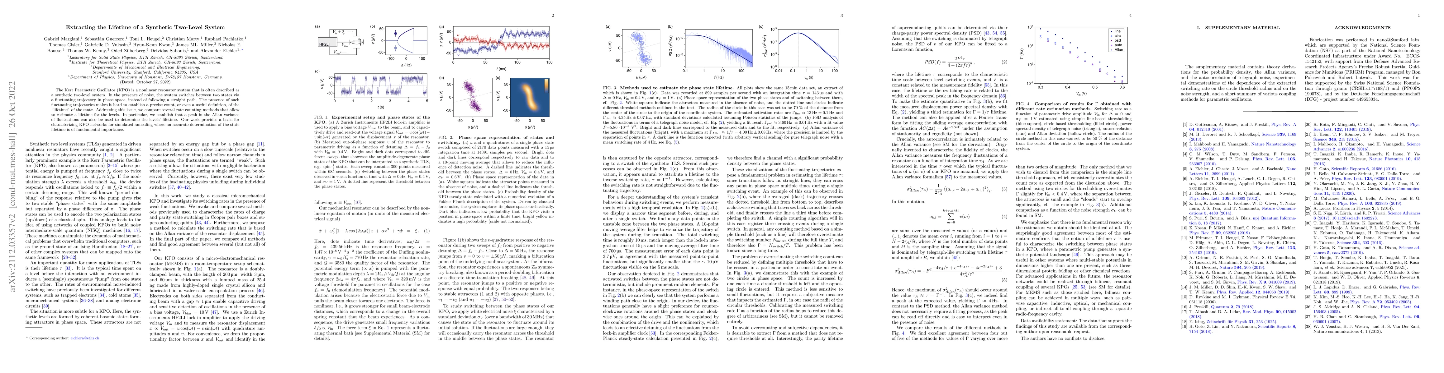 Thumbnail for Extracting the lifetime of a synthetic two-level system