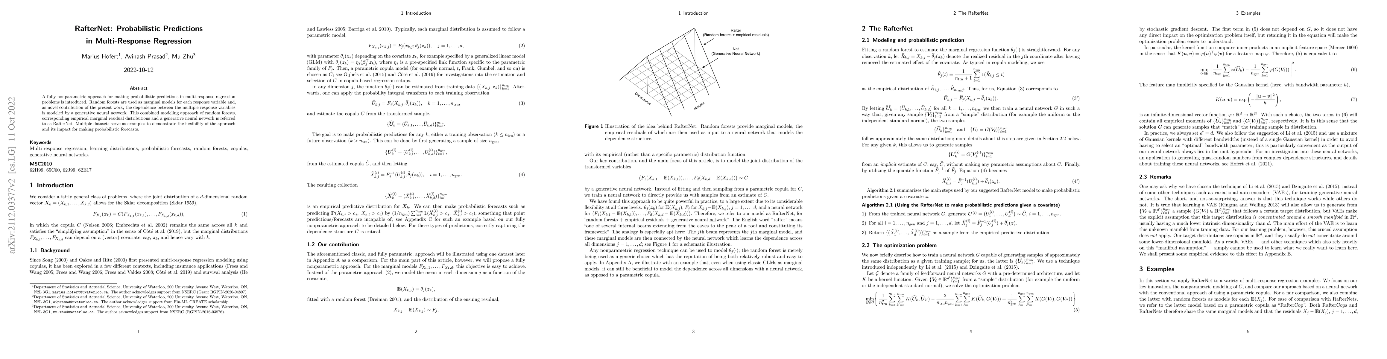 Thumbnail for RafterNet: Probabilistic predictions in multi-response regression