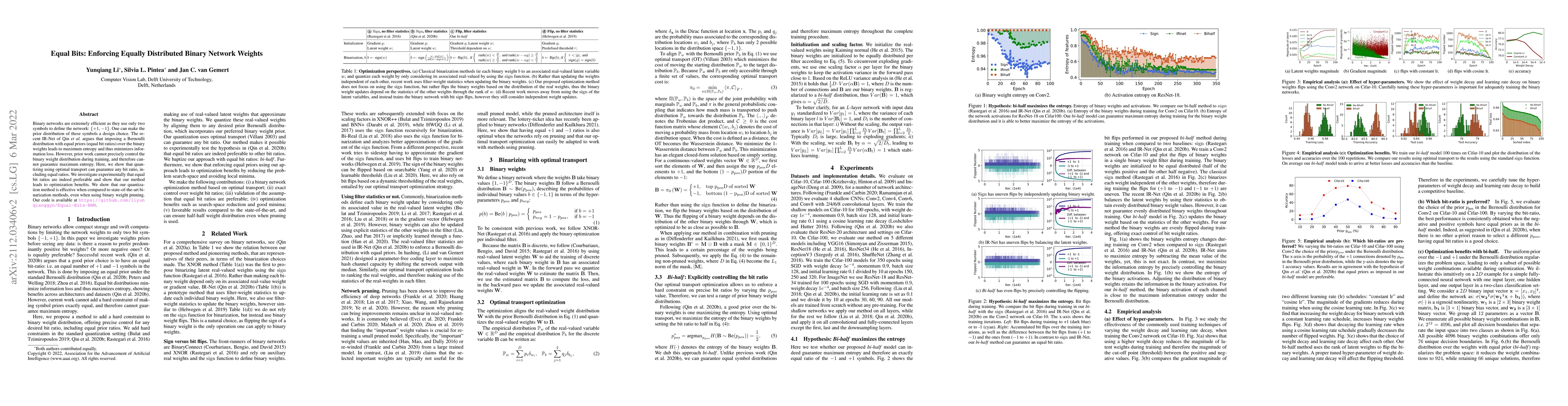 Thumbnail for Equal Bits: Enforcing Equally Distributed Binary Network Weights