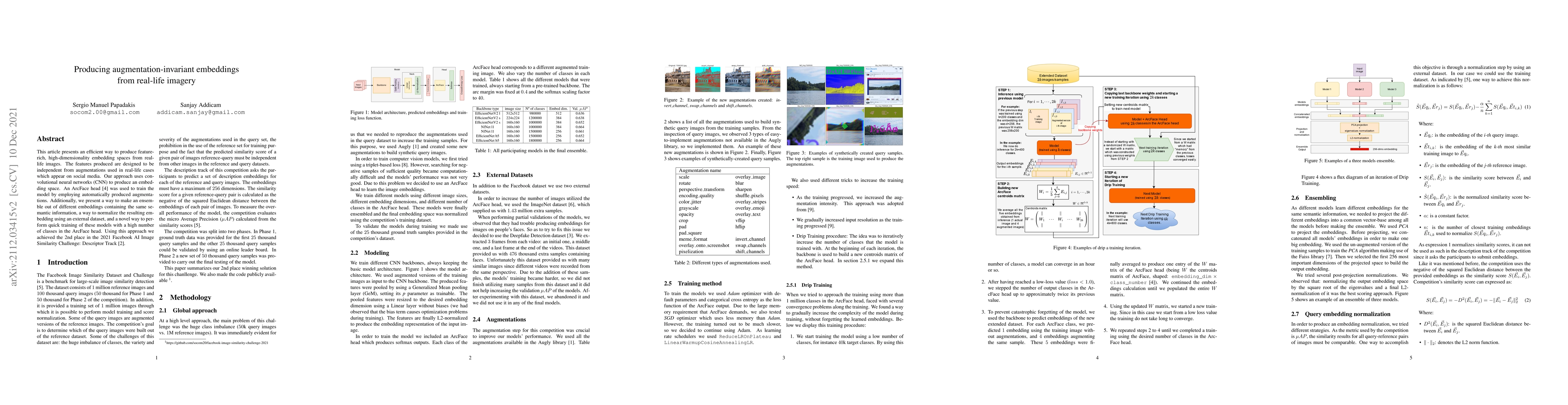 Thumbnail for Producing augmentation-invariant embeddings from real-life imagery