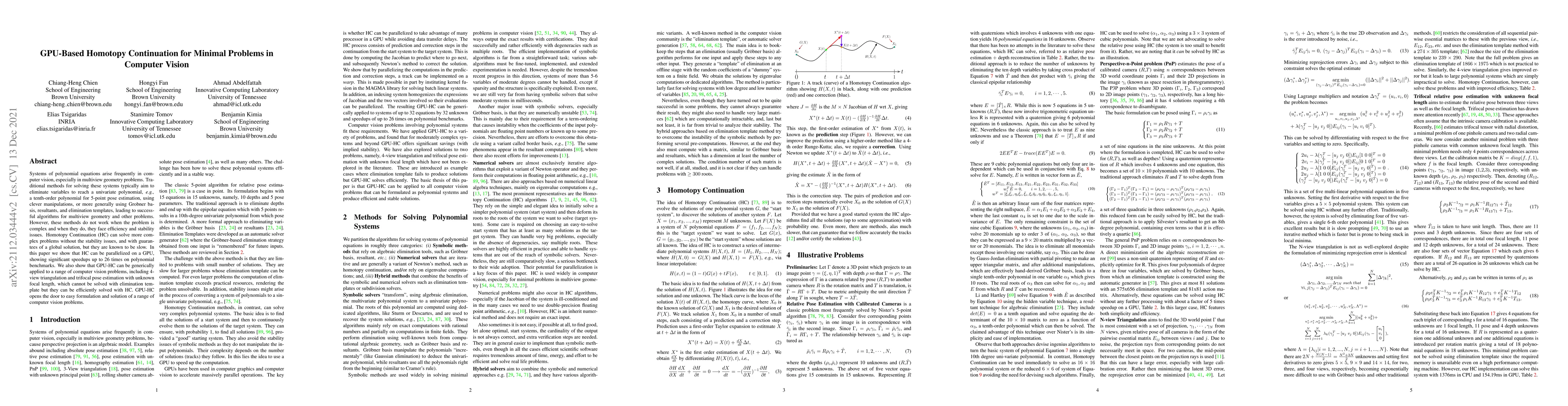 Thumbnail for GPU-Based Homotopy Continuation for Minimal Problems in Computer Vision