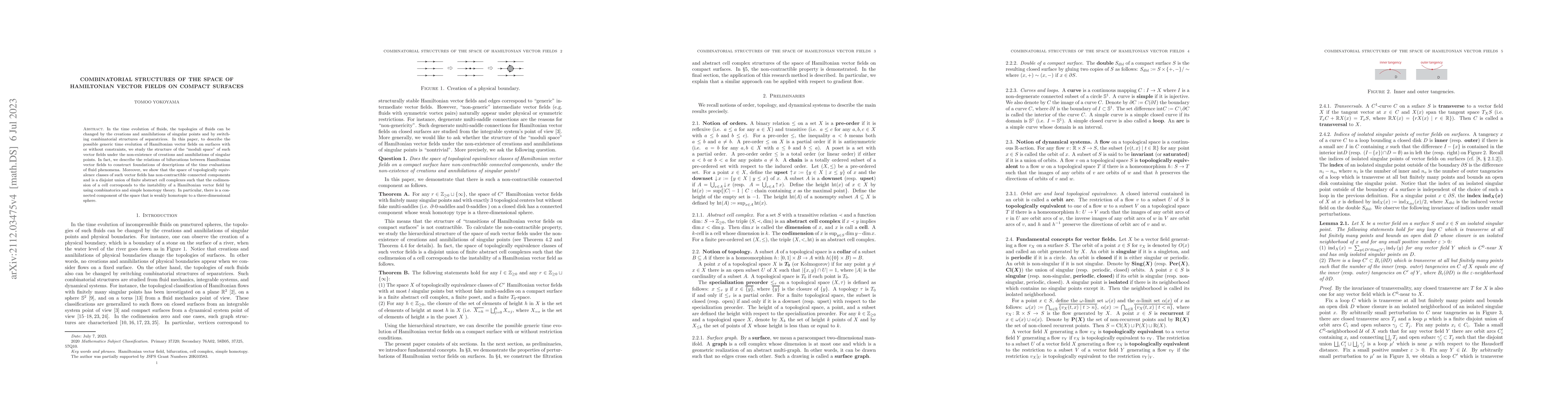 Thumbnail for Combinatorial structures of the space of Hamiltonian vector fields on
  compact surfaces