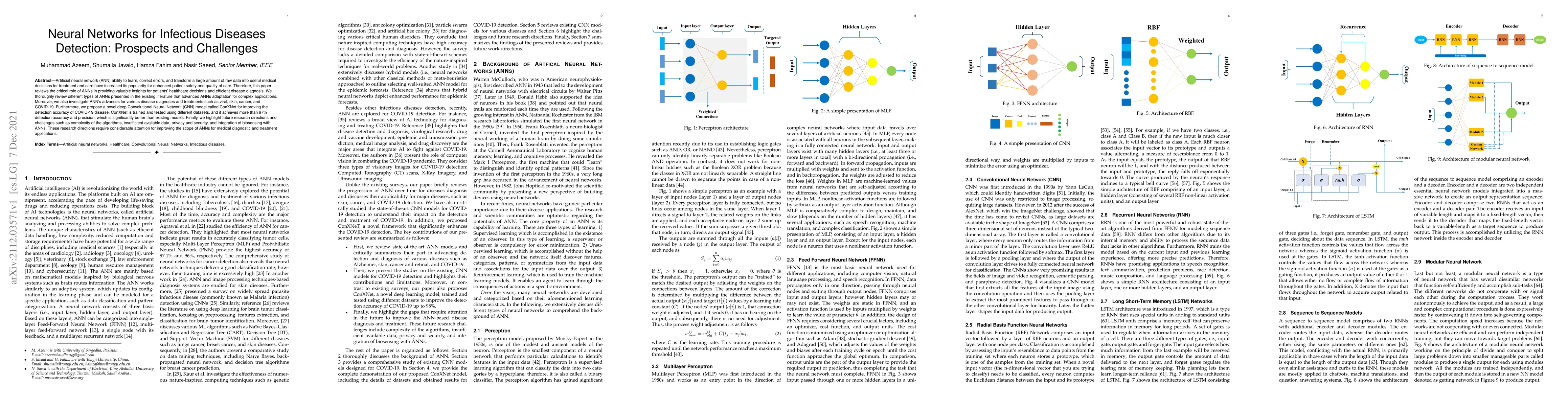 Thumbnail for Neural Networks for Infectious Diseases Detection: Prospects and
  Challenges