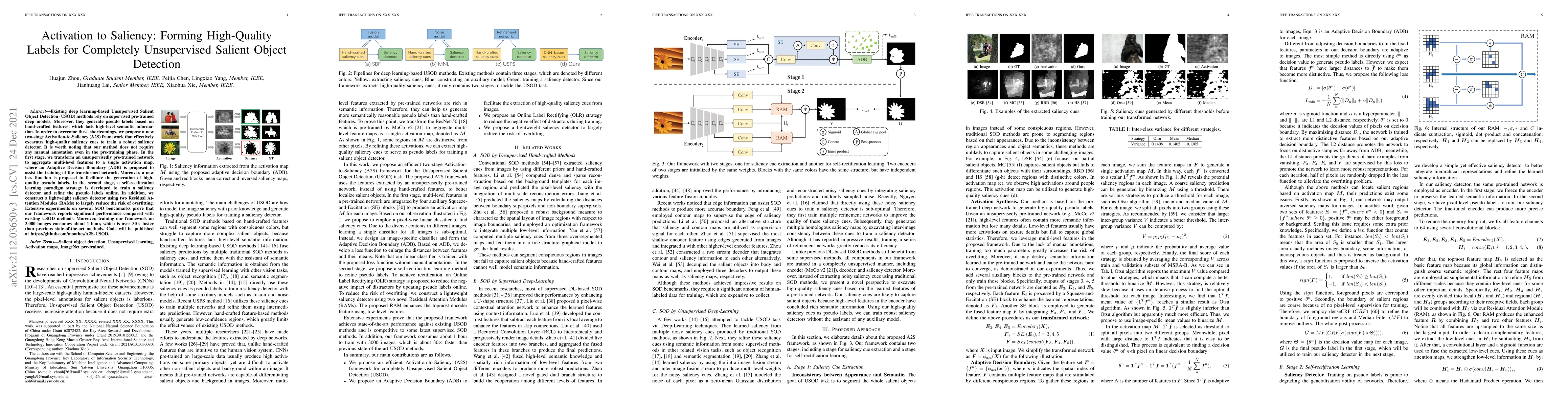 Thumbnail for Activation to Saliency: Forming High-Quality Labels for Completely
  Unsupervised Salient Object Detection
