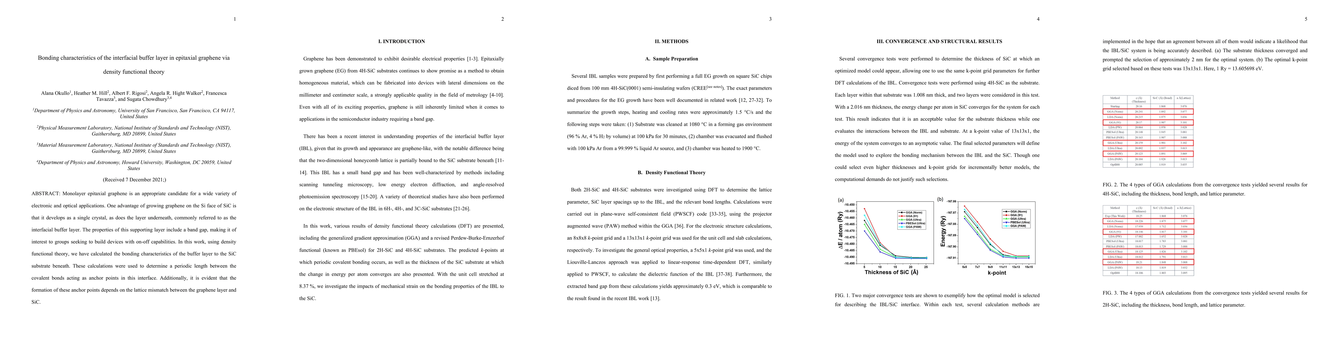 Thumbnail for Bonding characteristics of the interfacial buffer layer in epitaxial
  graphene via density functional theory