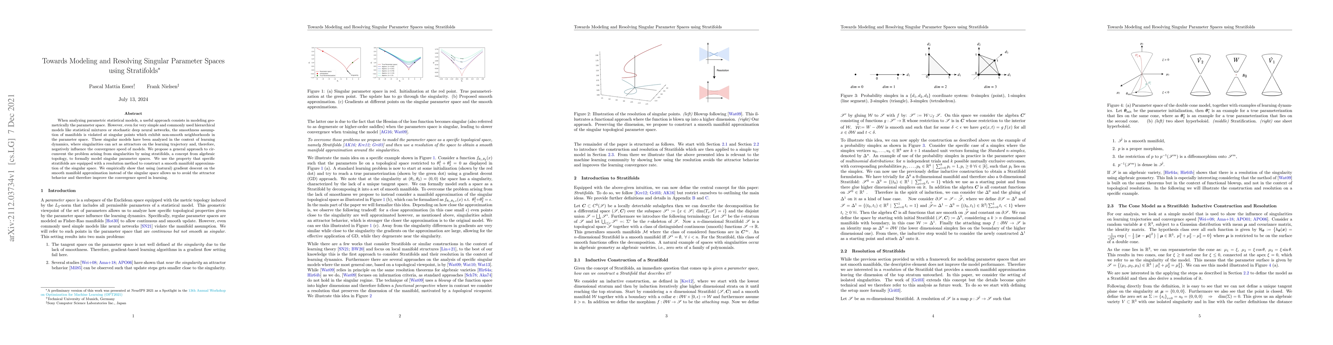 Thumbnail for Towards Modeling and Resolving Singular Parameter Spaces using
  Stratifolds
