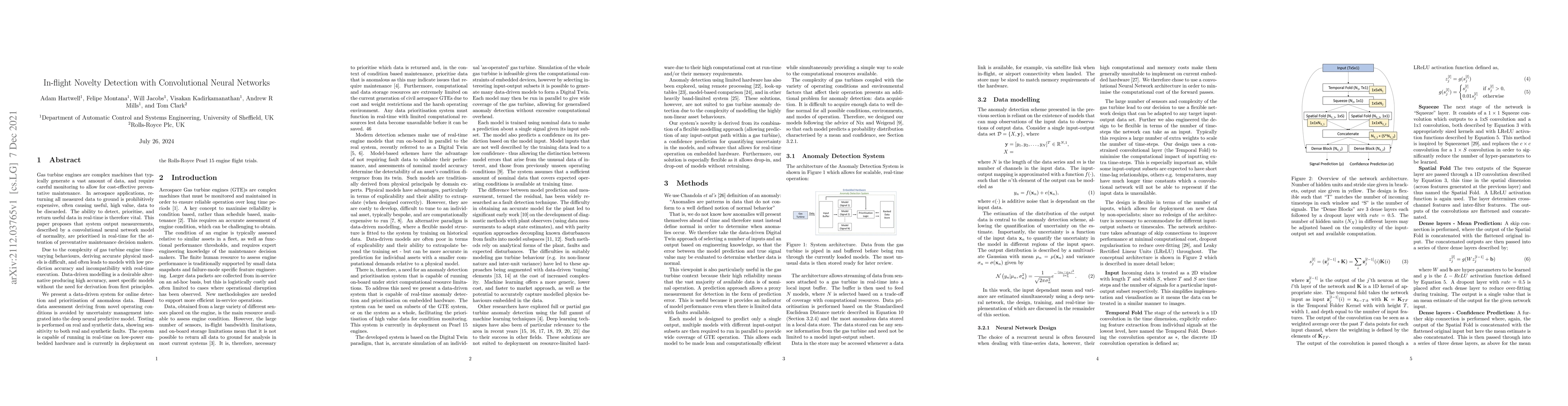 Thumbnail for In-flight Novelty Detection with Convolutional Neural Networks