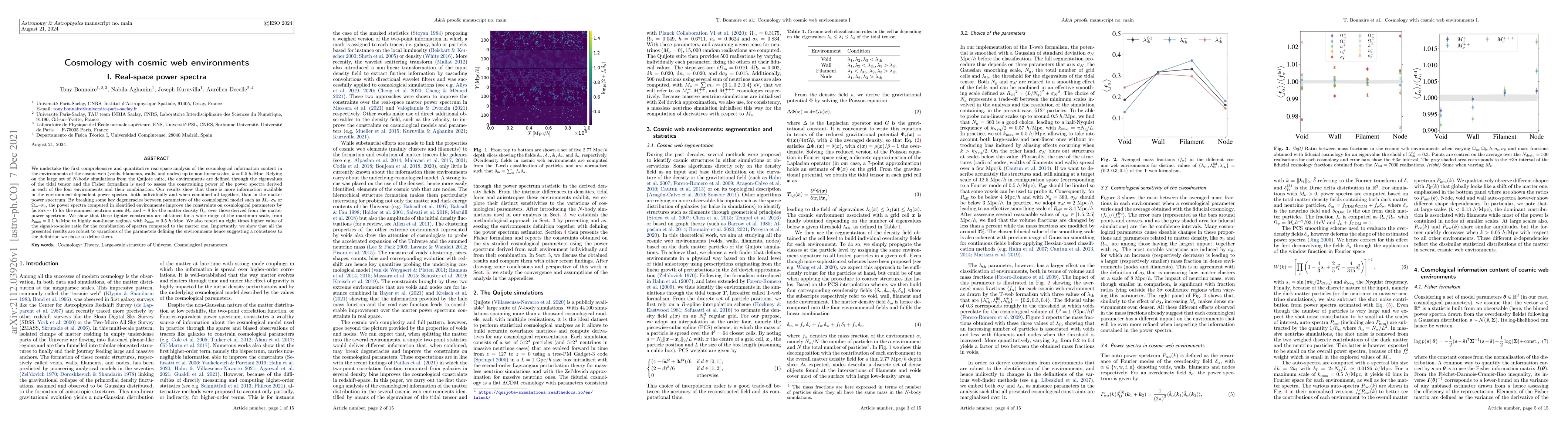 Thumbnail for Cosmology with cosmic web environments I. Real-space power spectra