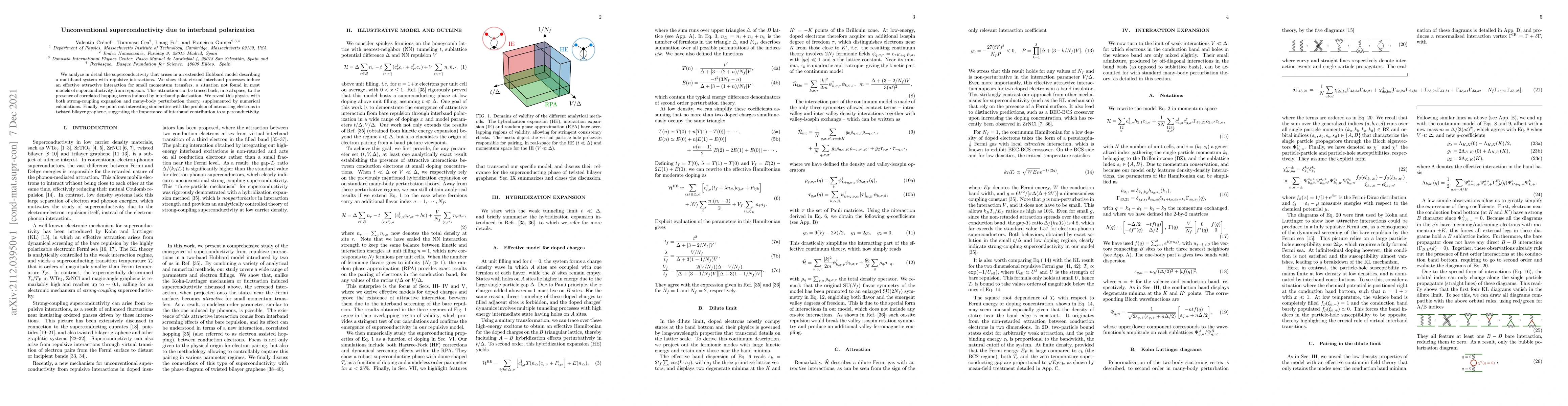 Thumbnail for Unconventional superconductivity due to interband polarization