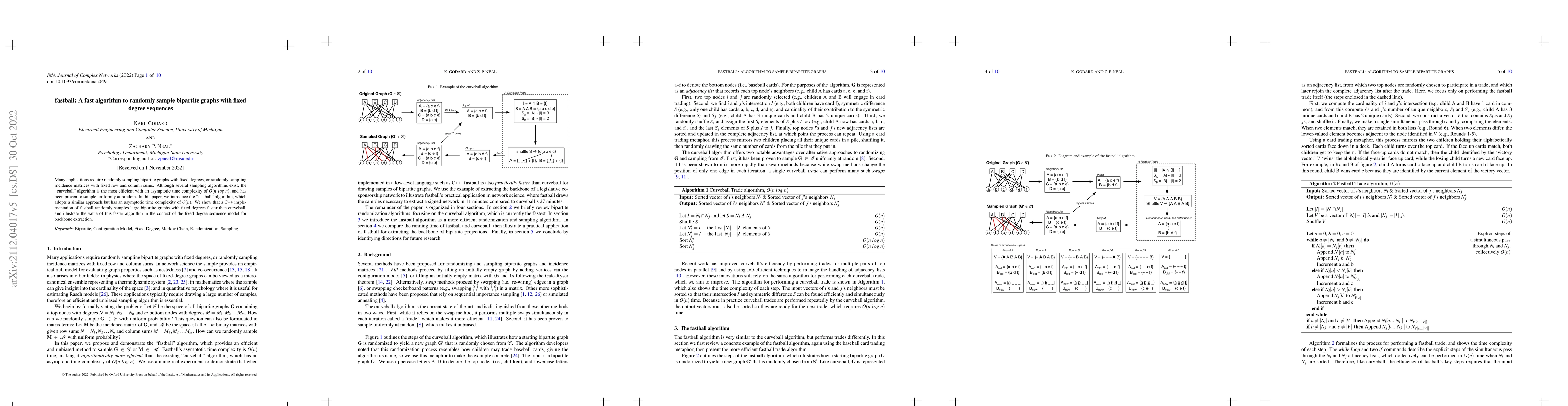 Thumbnail for fastball: A fast algorithm to sample bipartite graphs with fixed degree
  sequences