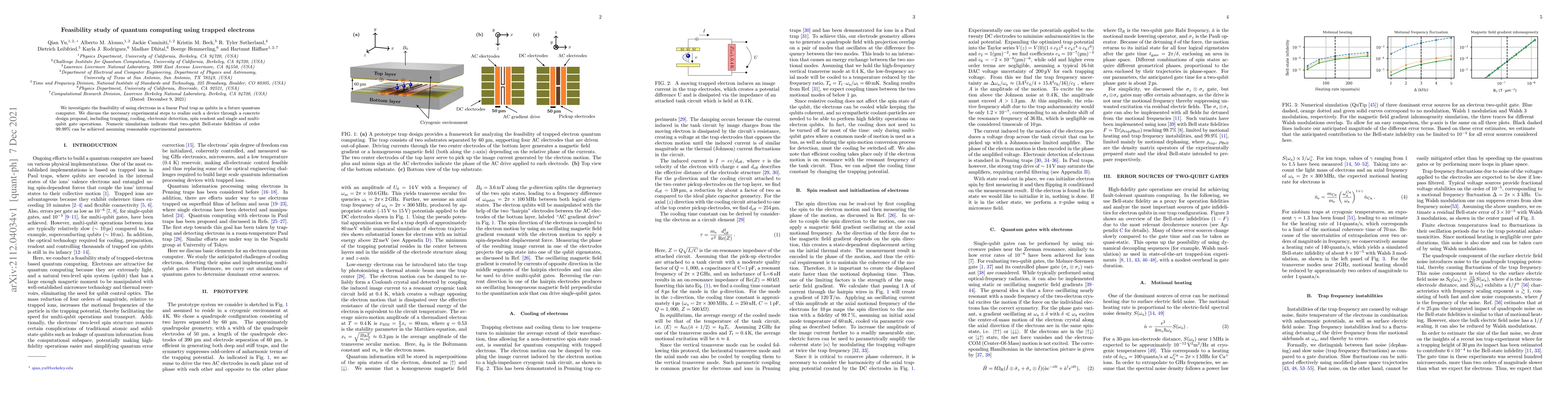 Thumbnail for Feasibility study of quantum computing using trapped electrons