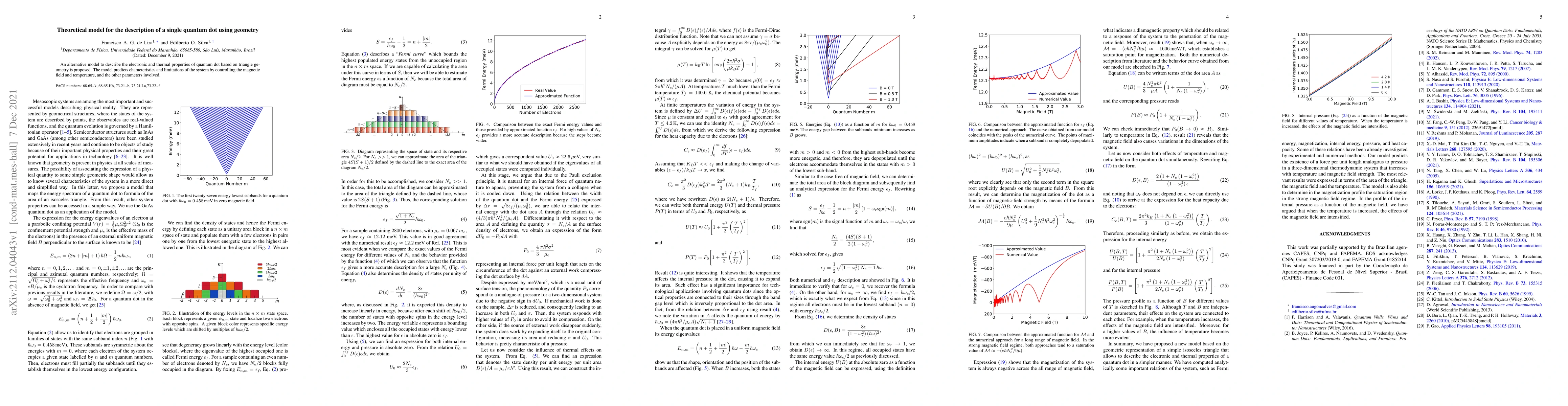 Thumbnail for Theoretical model for the description of a single quantum dot using
  geometry