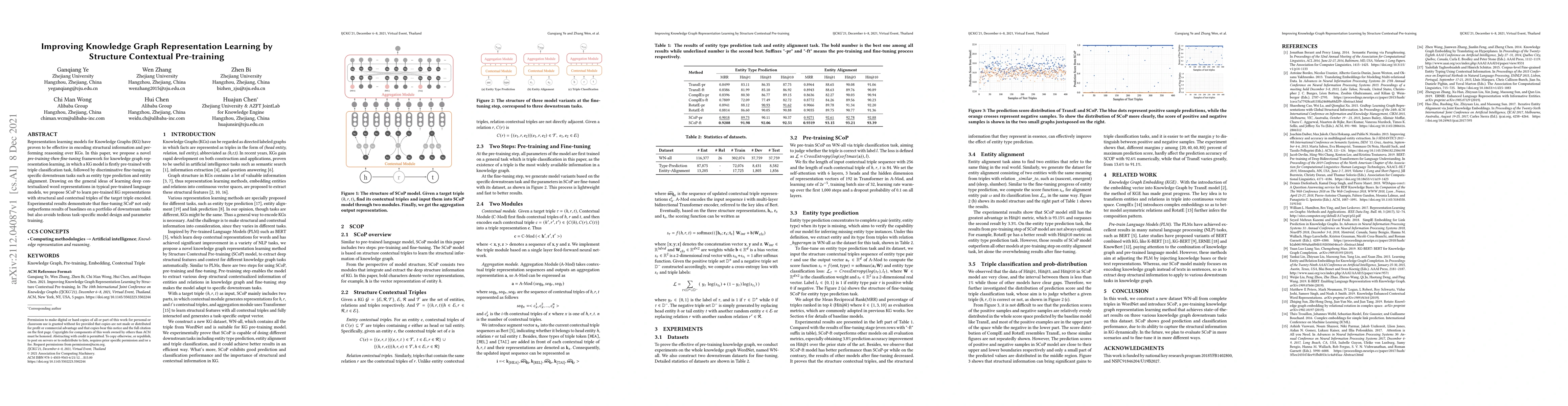 Thumbnail for Improving Knowledge Graph Representation Learning by Structure
  Contextual Pre-training