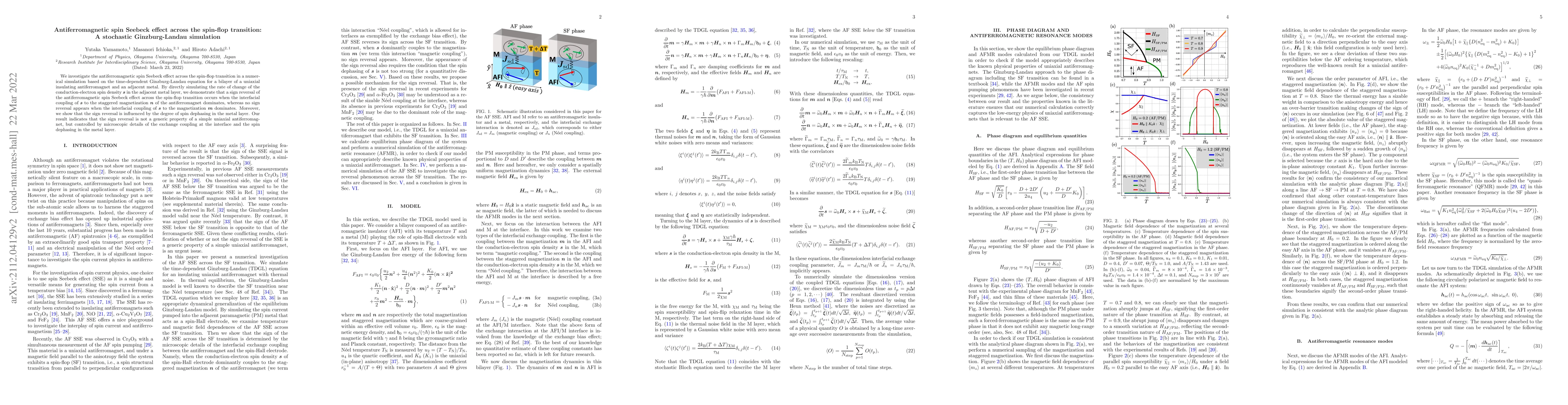 Thumbnail for Antiferromagnetic spin Seebeck effect across the spin-flop transition: A
  stochastic Ginzburg-Landau simulation