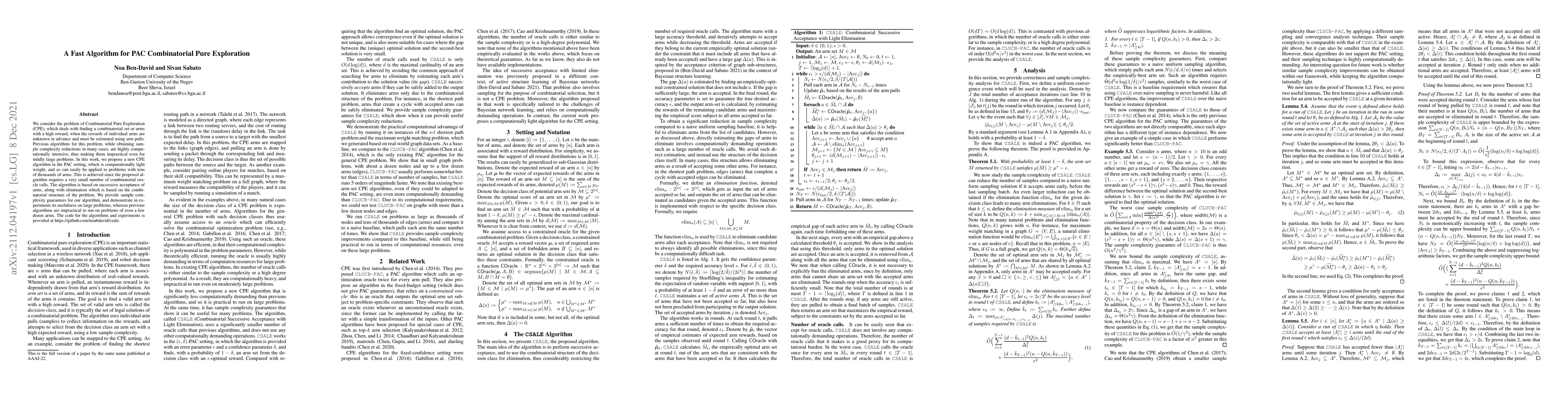 Thumbnail for A Fast Algorithm for PAC Combinatorial Pure Exploration
