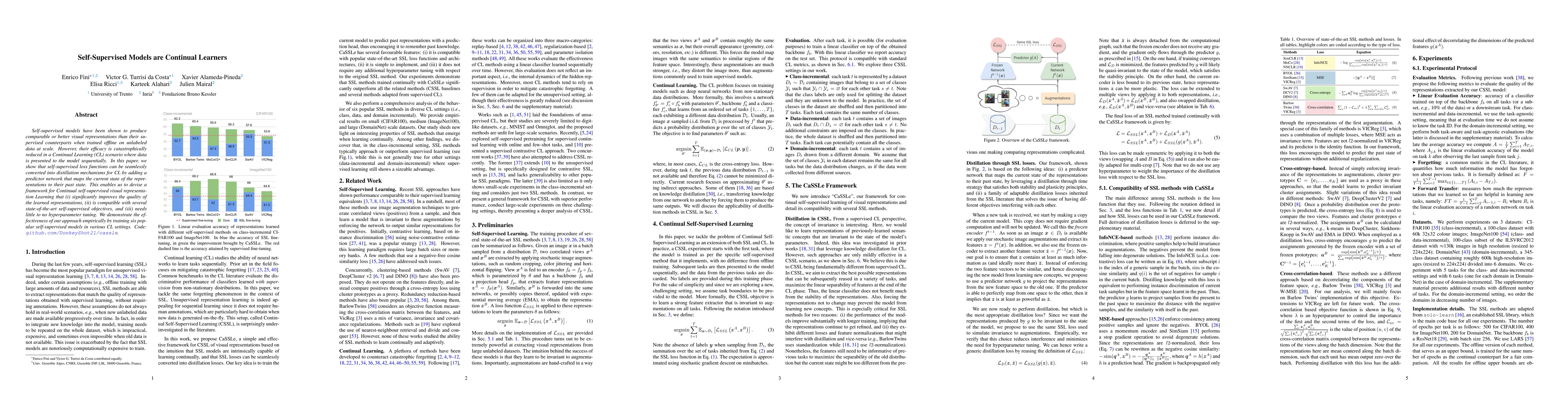 Thumbnail for Self-Supervised Models are Continual Learners