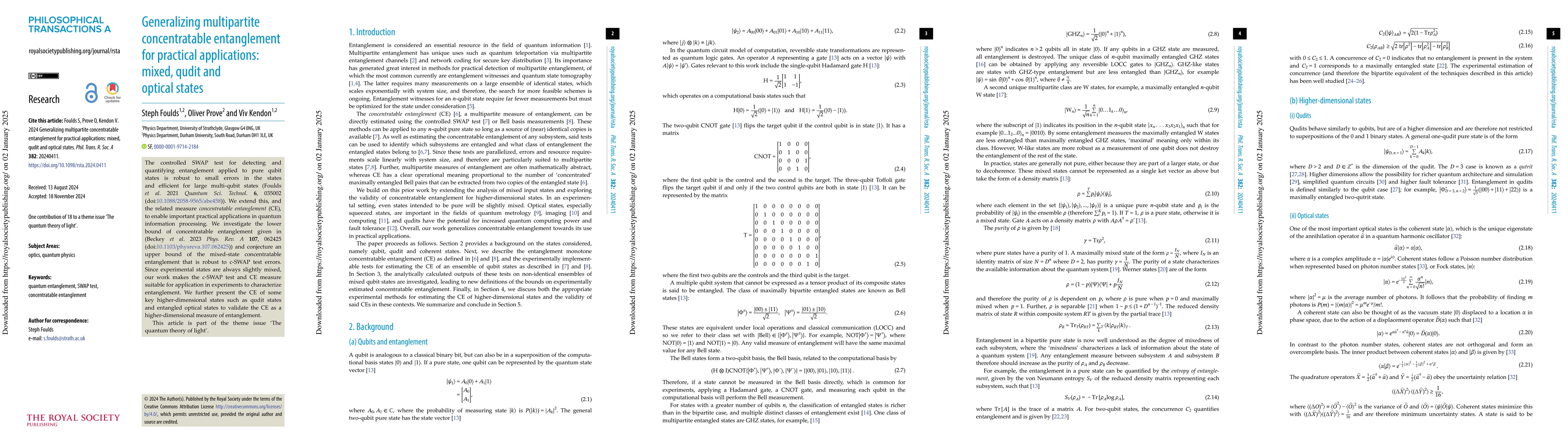 Thumbnail for Generalising concentratable entanglement for practical applications:
  mixed, qudit, and optical states