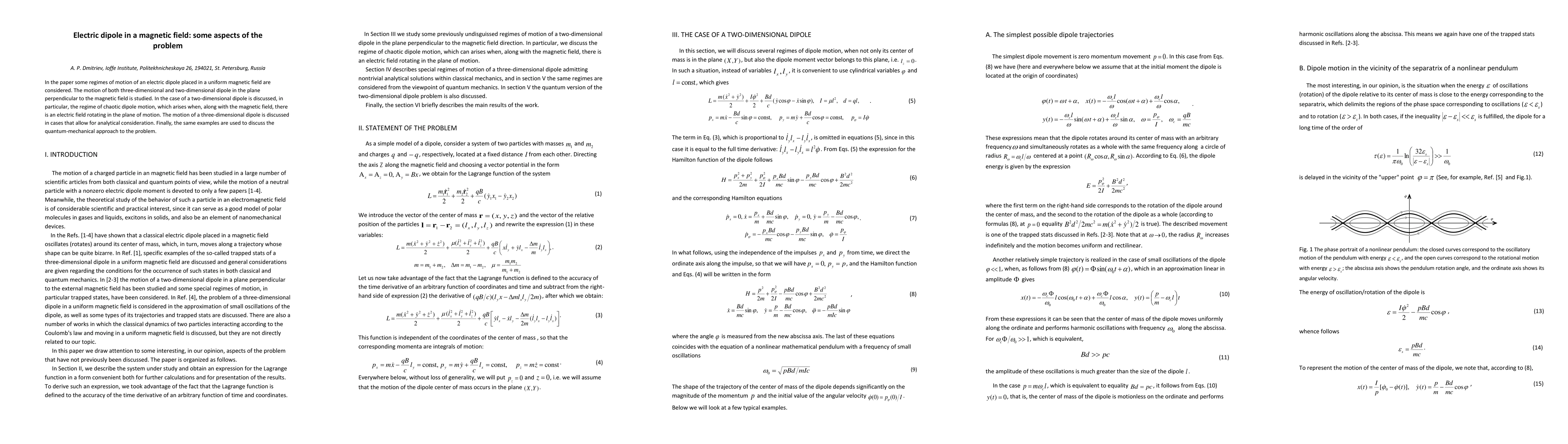 Thumbnail for Electric dipole in a magnetic field: some aspects of the problem