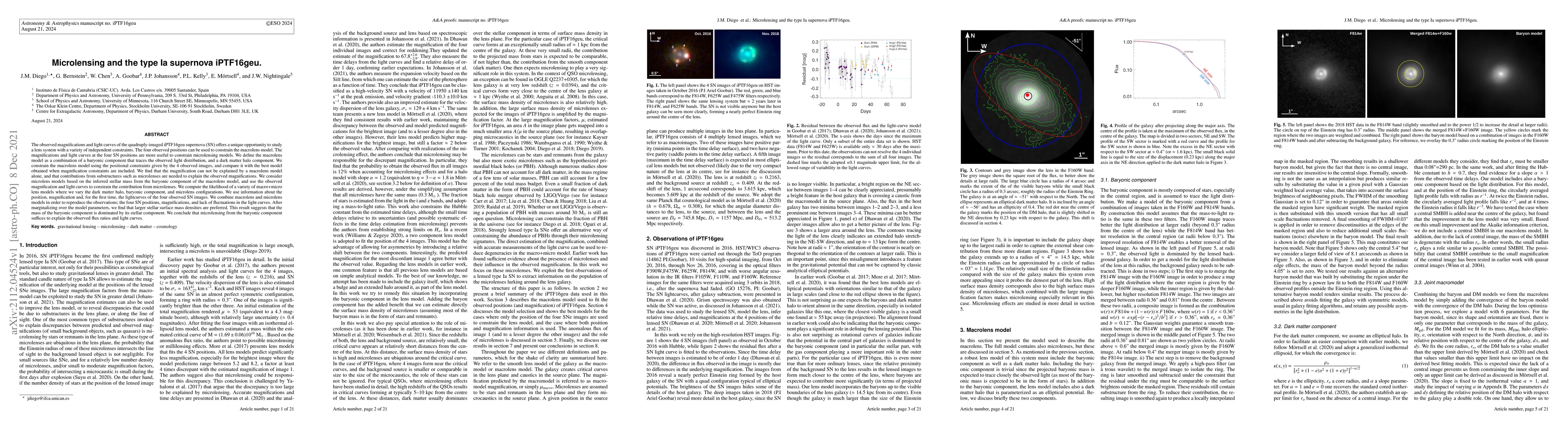 Thumbnail for Microlensing and the type Ia supernova iPTF16geu