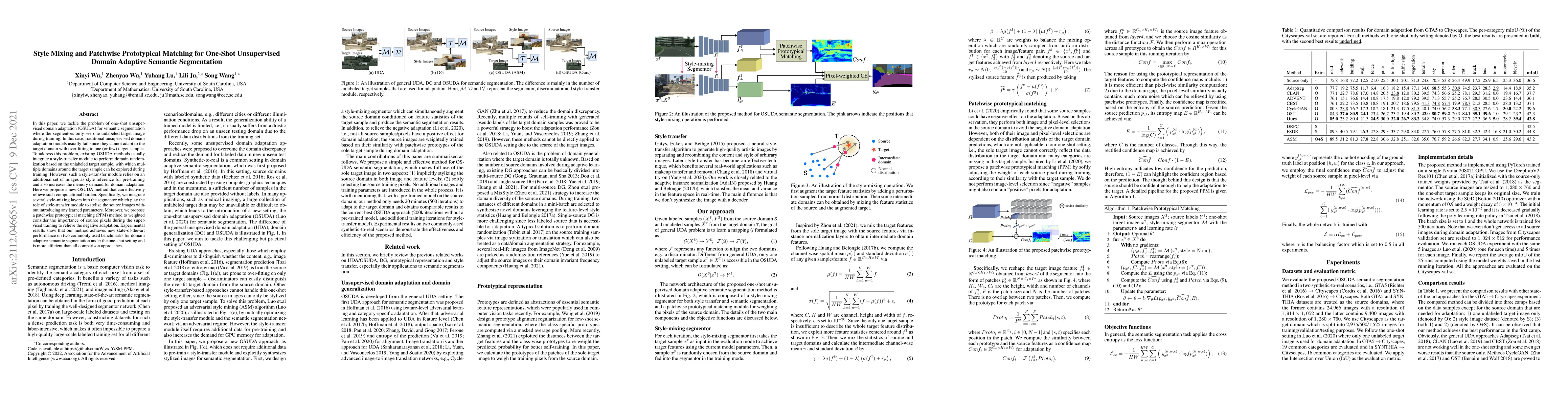 Thumbnail for Style Mixing and Patchwise Prototypical Matching for One-Shot
  Unsupervised Domain Adaptive Semantic Segmentation