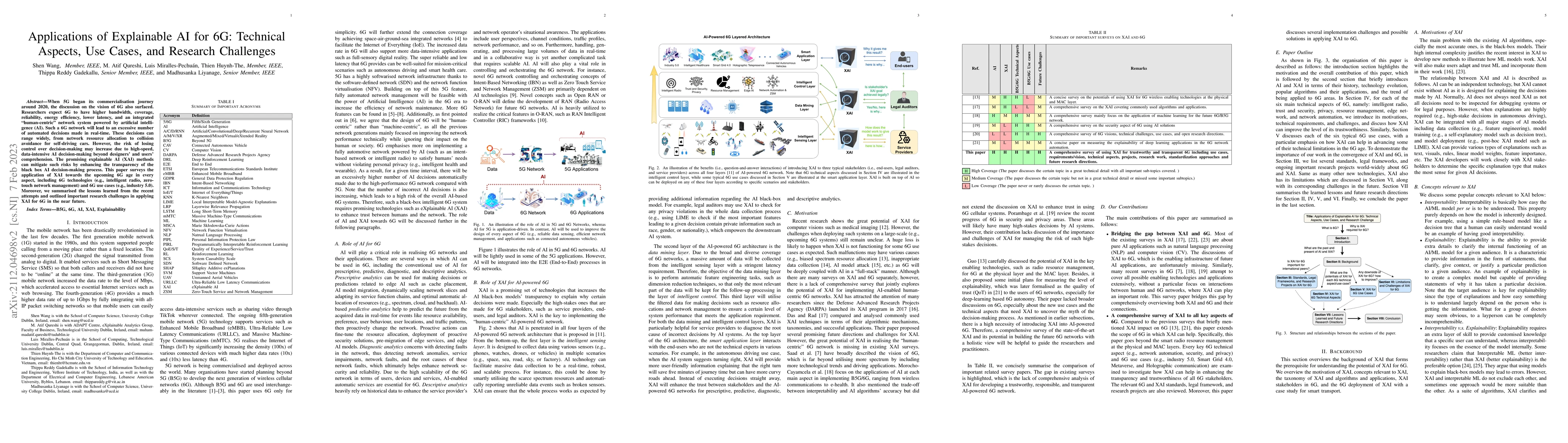 Thumbnail for Applications of Explainable AI for 6G: Technical Aspects, Use Cases, and
  Research Challenges