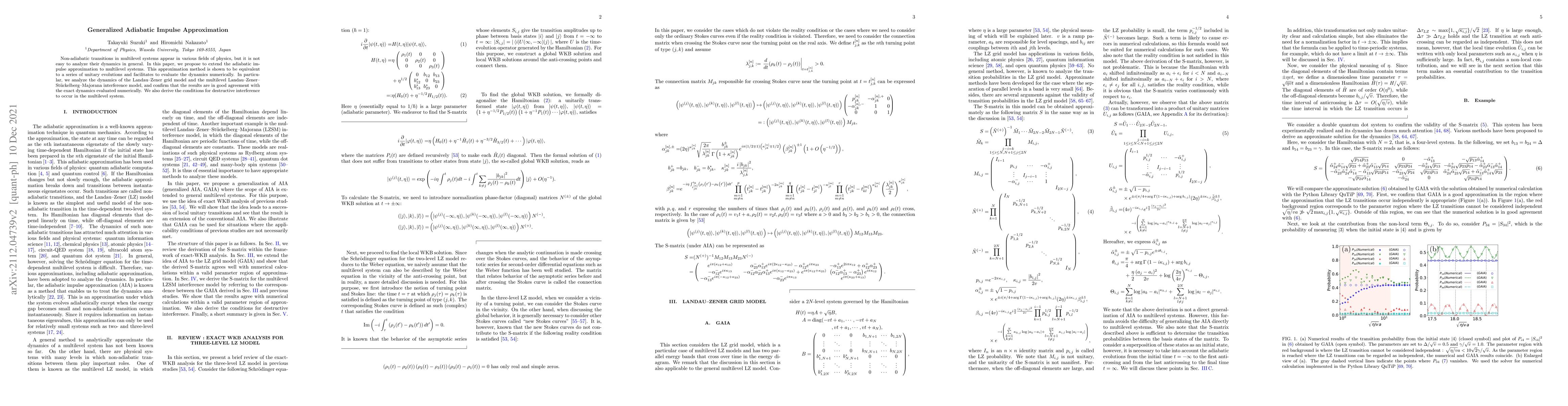 Thumbnail for Generalized Adiabatic Impulse Approximation