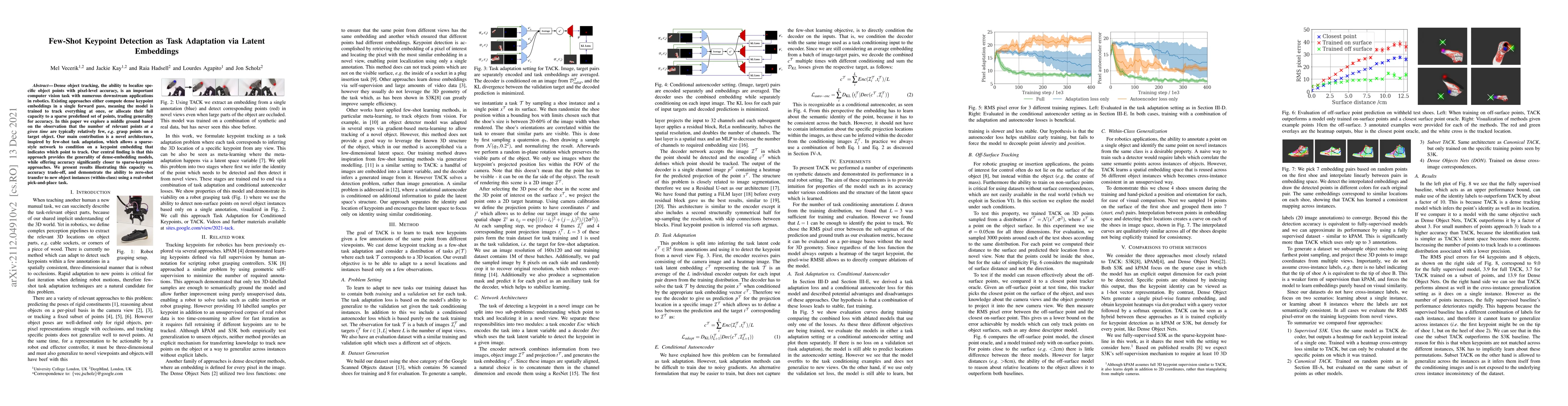 Thumbnail for Few-Shot Keypoint Detection as Task Adaptation via Latent Embeddings