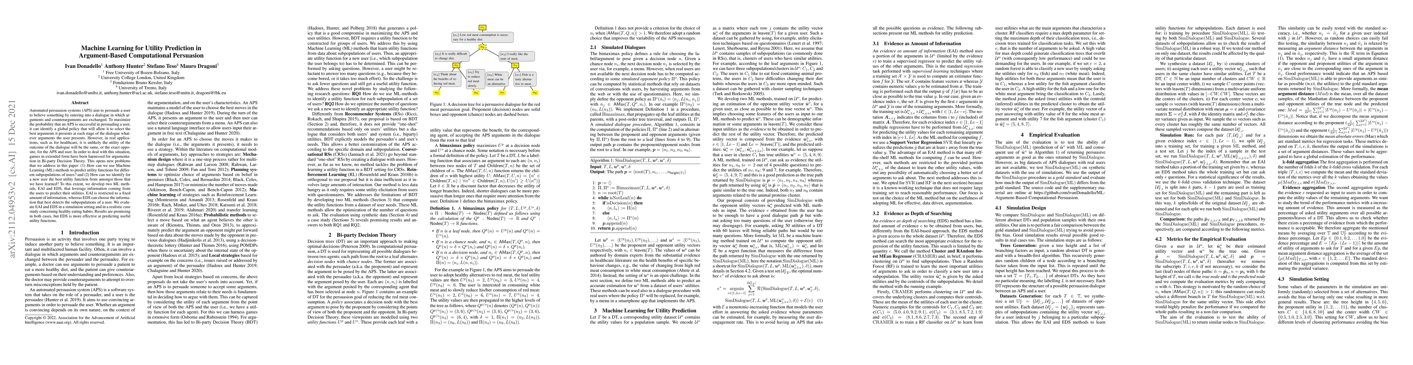 Thumbnail for Machine Learning for Utility Prediction in Argument-Based Computational
  Persuasion